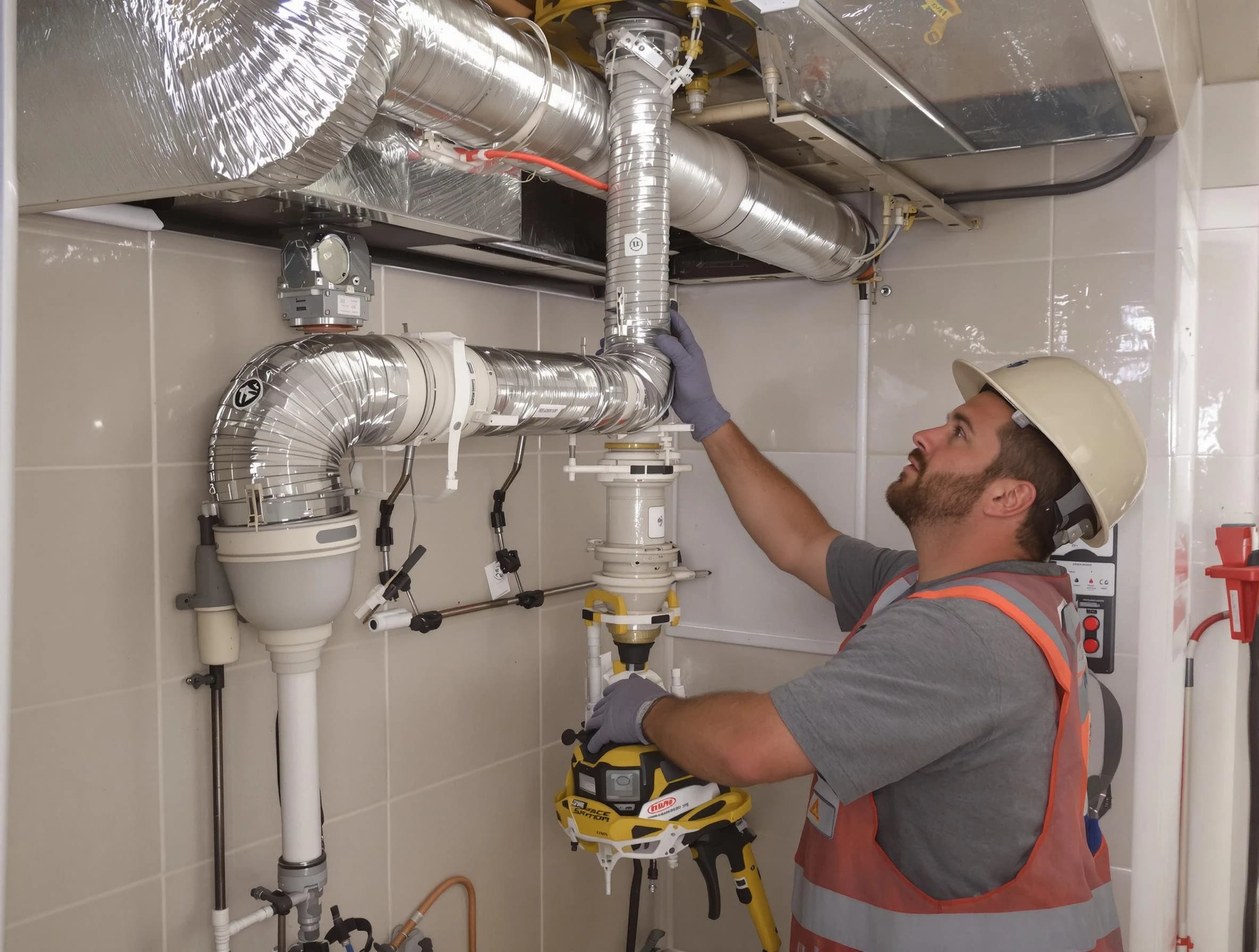 Trussville Dryer Vent Cleaning expert performing professional dryer vent repair and installation in Trussville